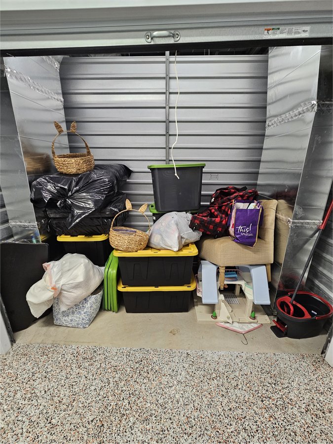 7 x 4 storage unit in Lynchburg, VA