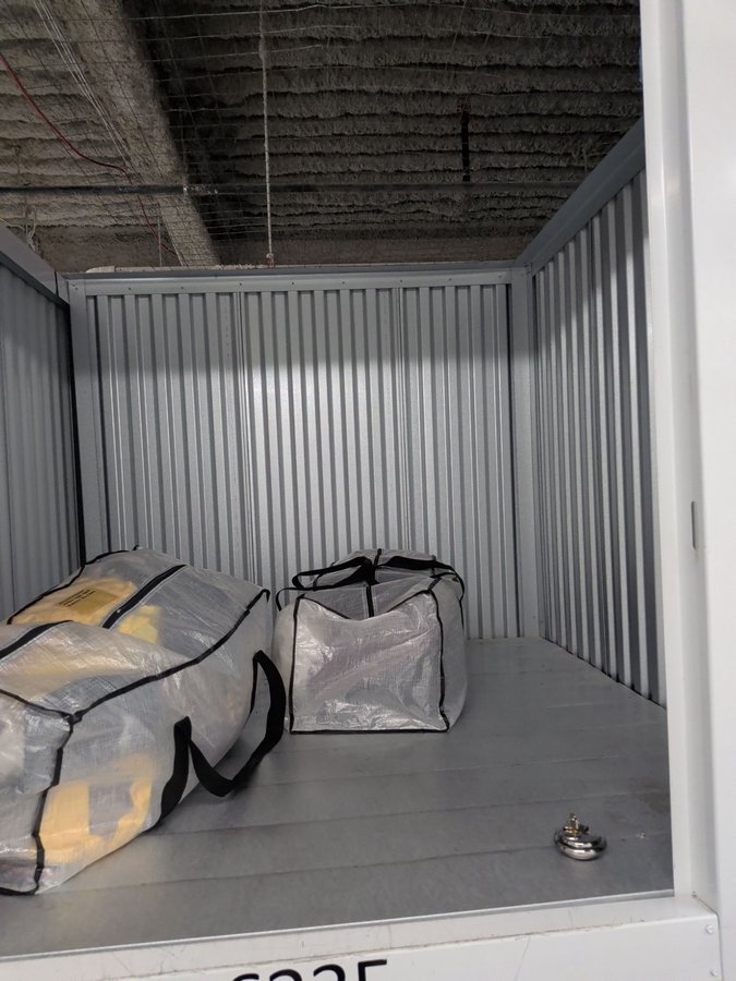 5 x 5 storage unit in Everett, MA
