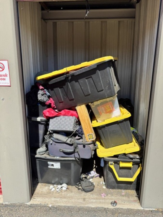5 x 5 storage unit in Mesa, AZ