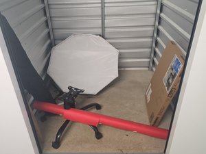 5 x 5 storage unit in Durham, NC