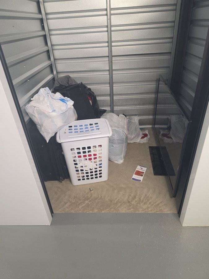 5 x 5 storage unit in Durham, NC