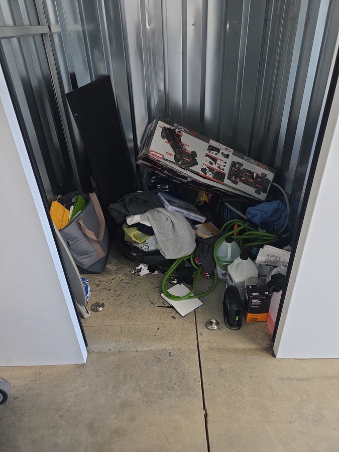 5 x 5 storage unit in Morrisville, NC