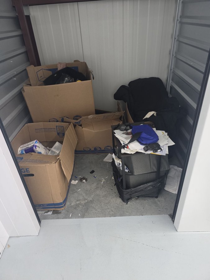 5 x 5 storage unit in Raleigh, NC