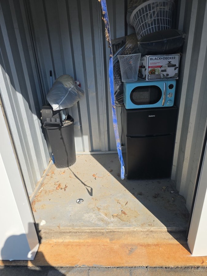 5 x 5 storage unit in Durham, NC