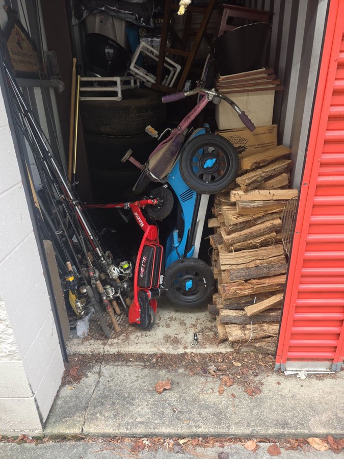 5 x 10 storage unit in Raleigh, NC