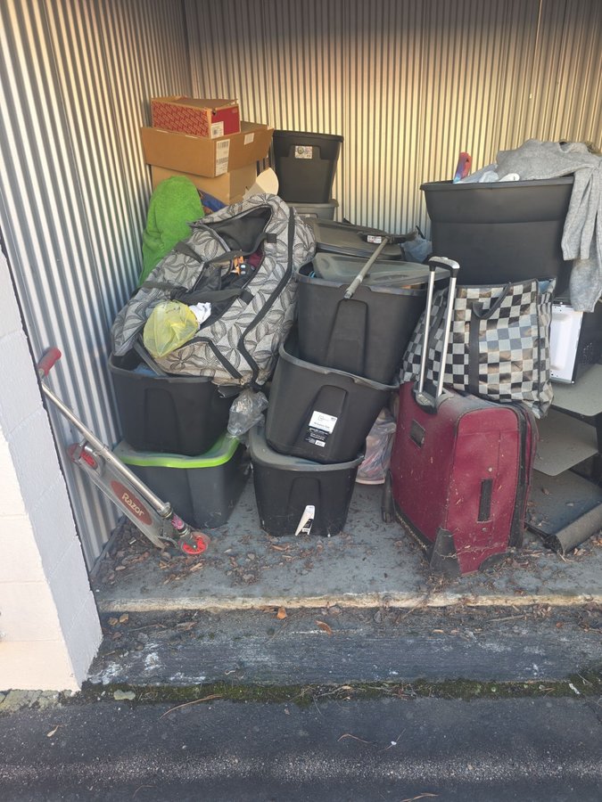 10 x 10 storage unit in Wake Forest, NC