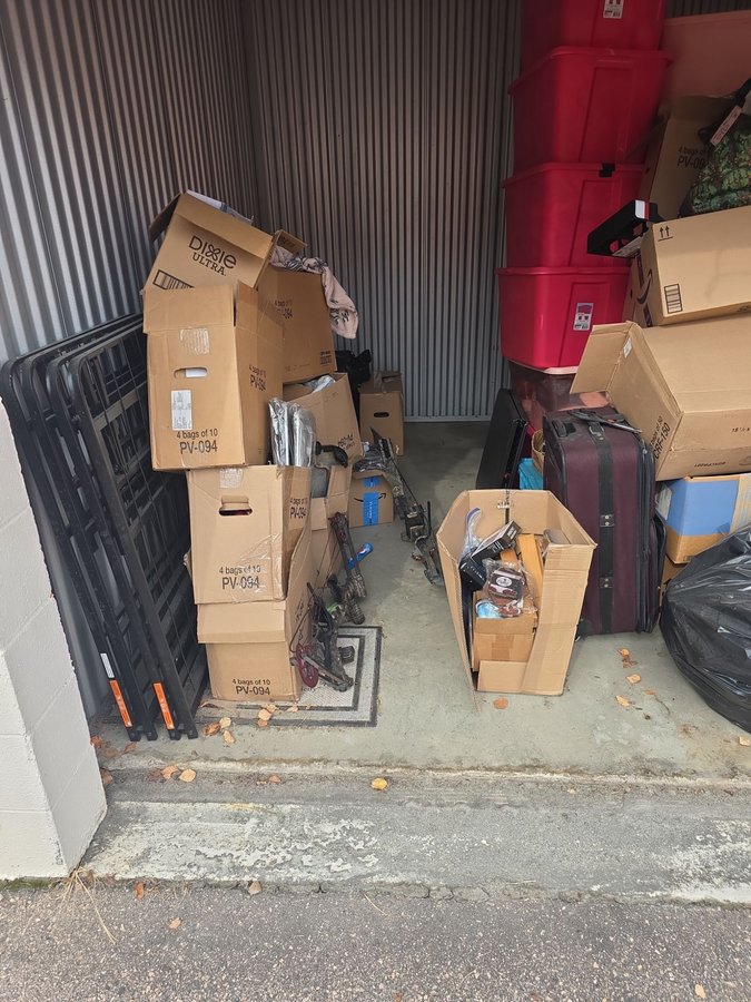 10 x 10 storage unit in Wake Forest, NC