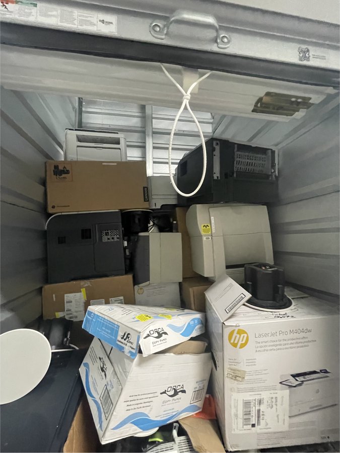 5 x 5 storage unit in Everett, WA