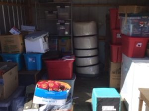 10 x 10 storage unit in Walkertown, NC