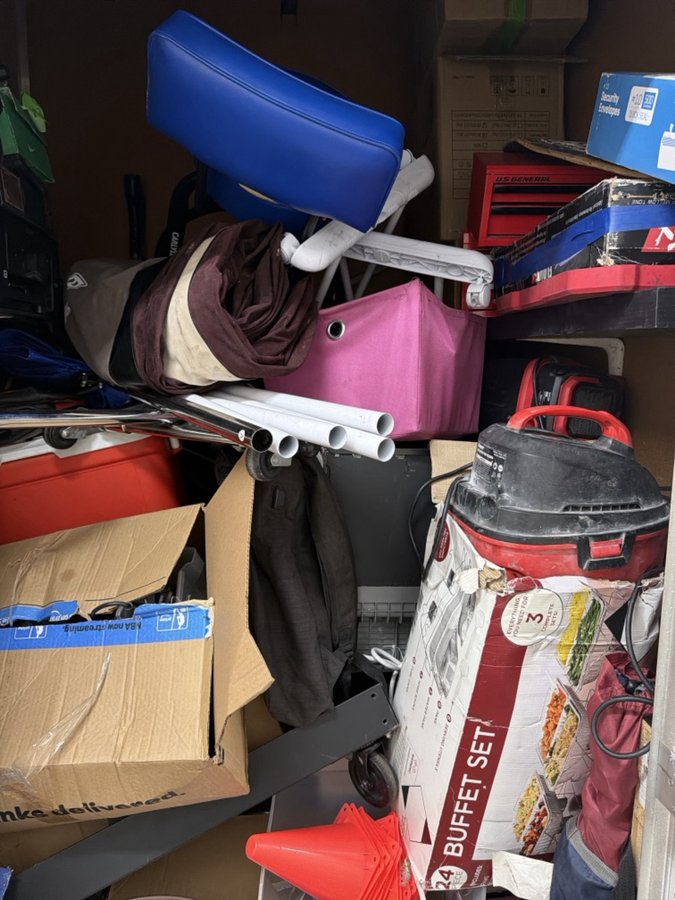 5 x 5 storage unit in Rancho Cordova, CA