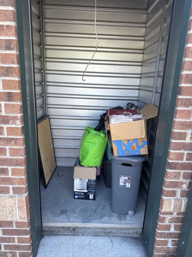 5 x 5 storage unit in Cary, NC