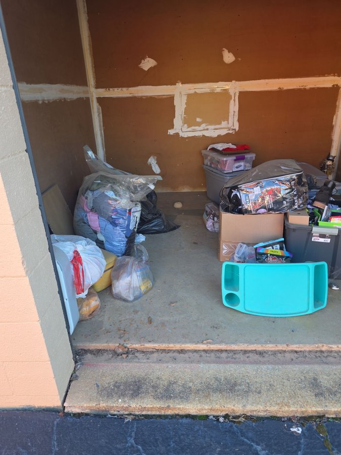 10 x 10 storage unit in Raleigh, NC