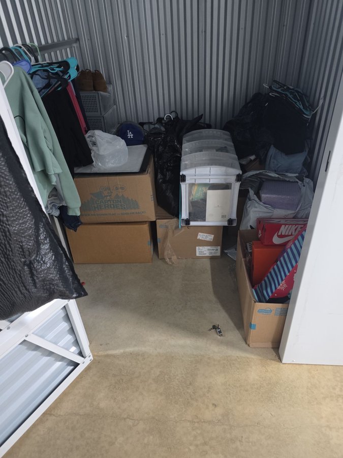 5 x 5 storage unit in Raleigh, NC