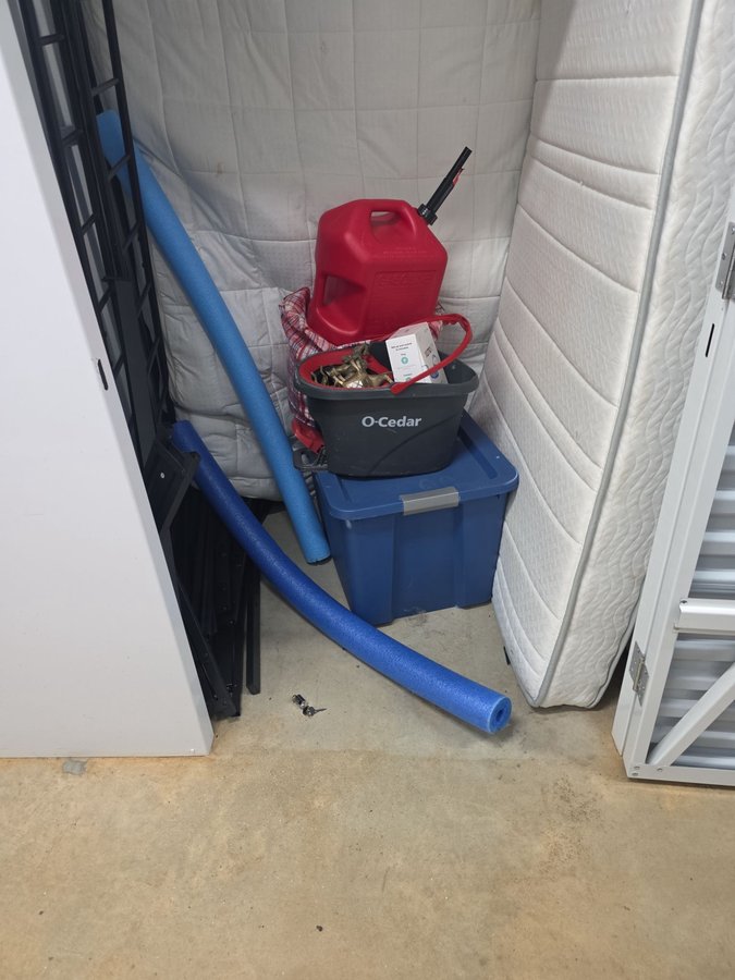 5 x 5 storage unit in Raleigh, NC