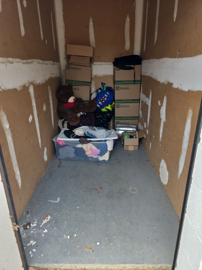 5 x 10 storage unit in Raleigh, NC