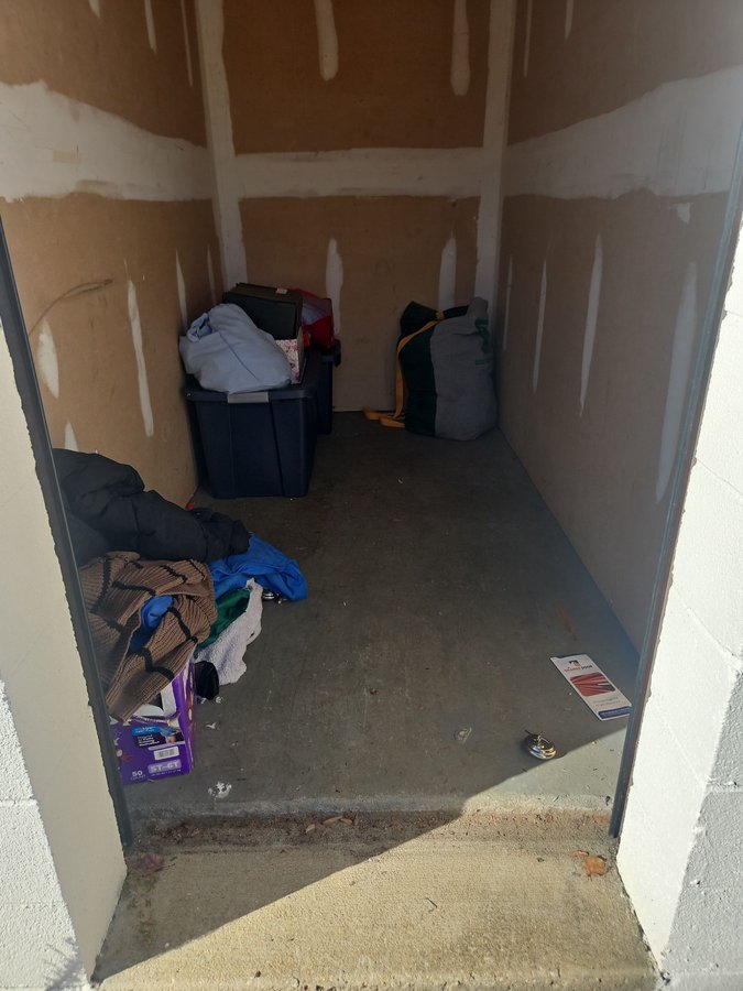 5 x 10 storage unit in Raleigh, NC