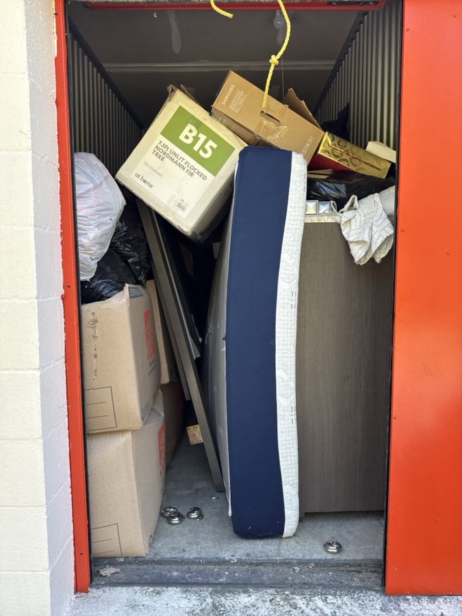 5 x 10 storage unit in Raleigh, NC