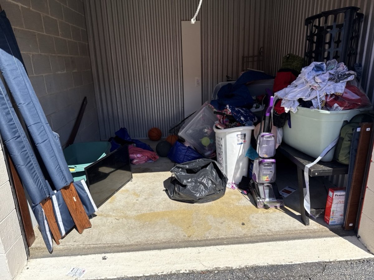 10 x 10 storage unit in Raleigh, NC