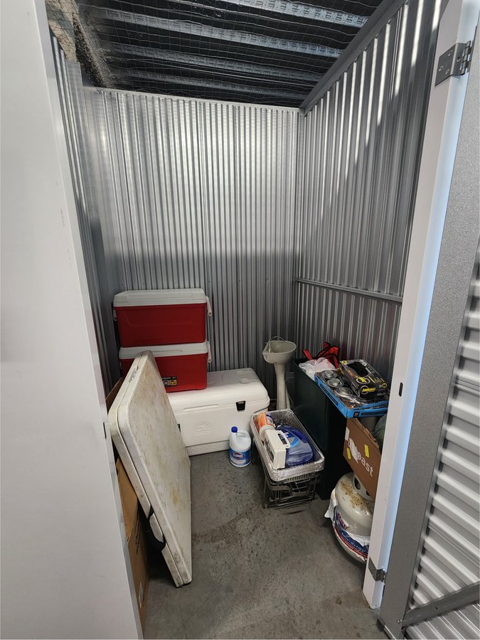 5 x 5 storage unit in Charlotte, NC