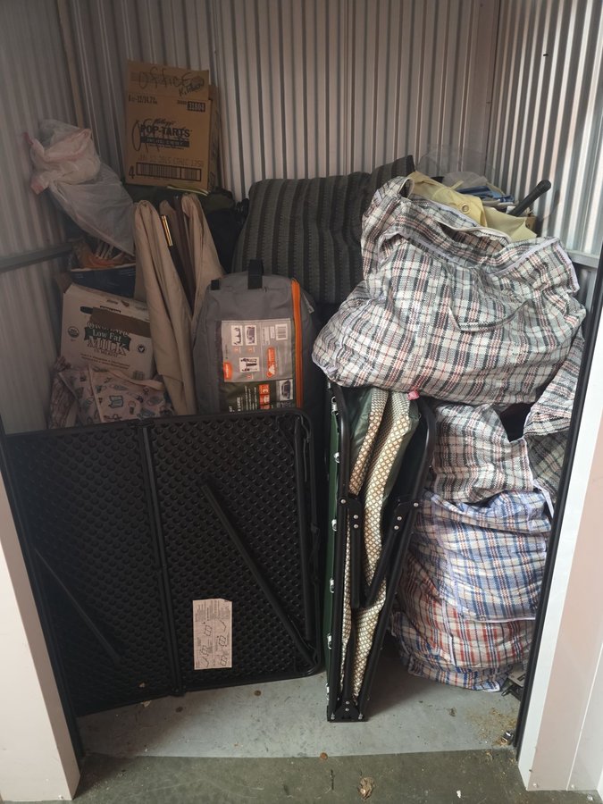 5 x 5 storage unit in Raleigh, NC