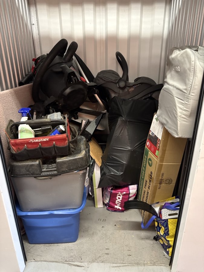 5 x 5 storage unit in Raleigh, NC