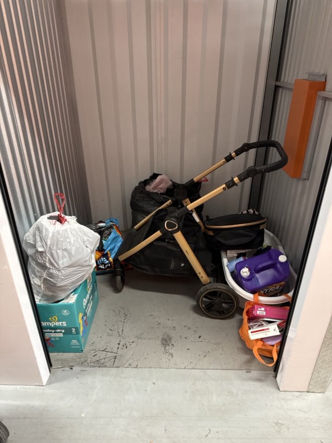 5 x 5 storage unit in Raleigh, NC