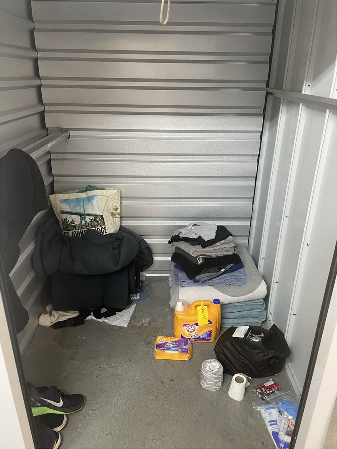 5 x 5 storage unit in Portland, OR