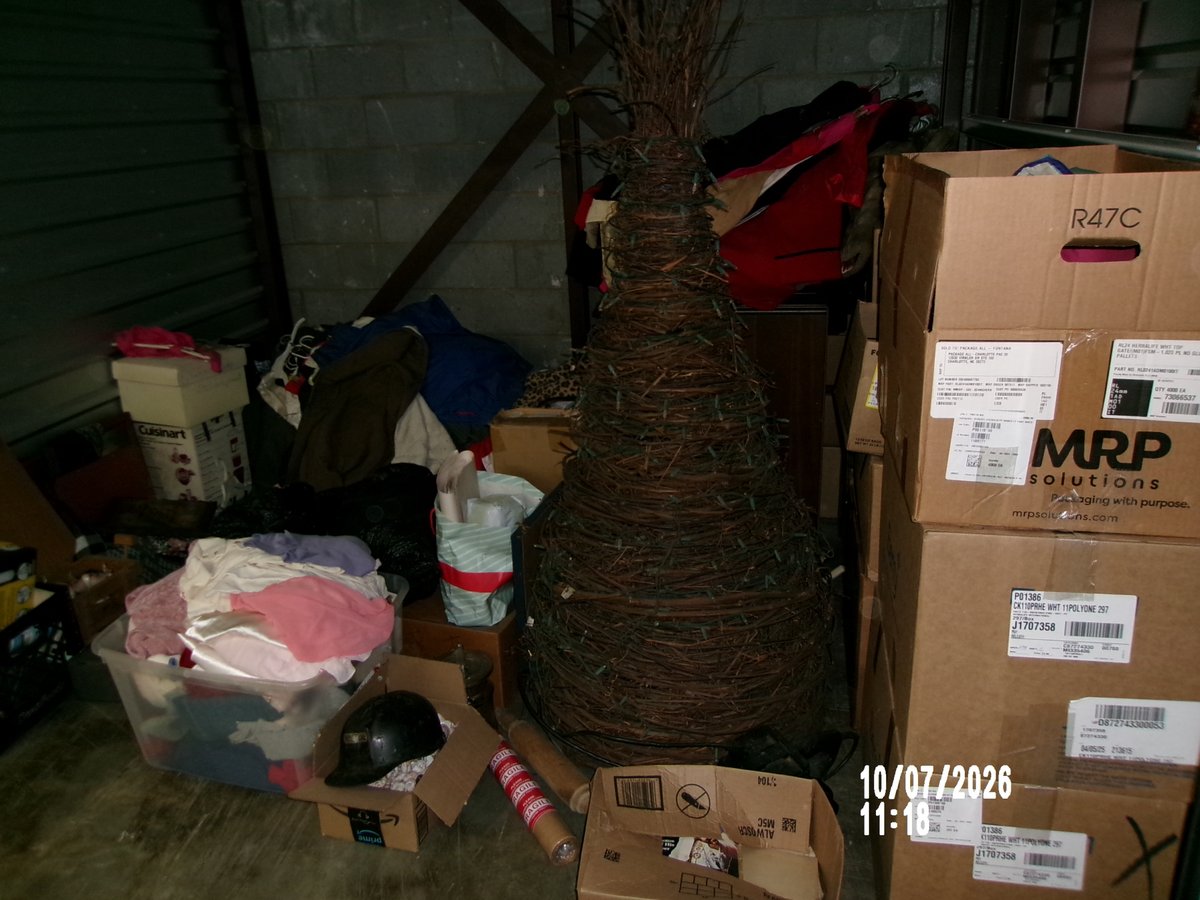 10 x 10 storage unit in Winston Salem, NC
