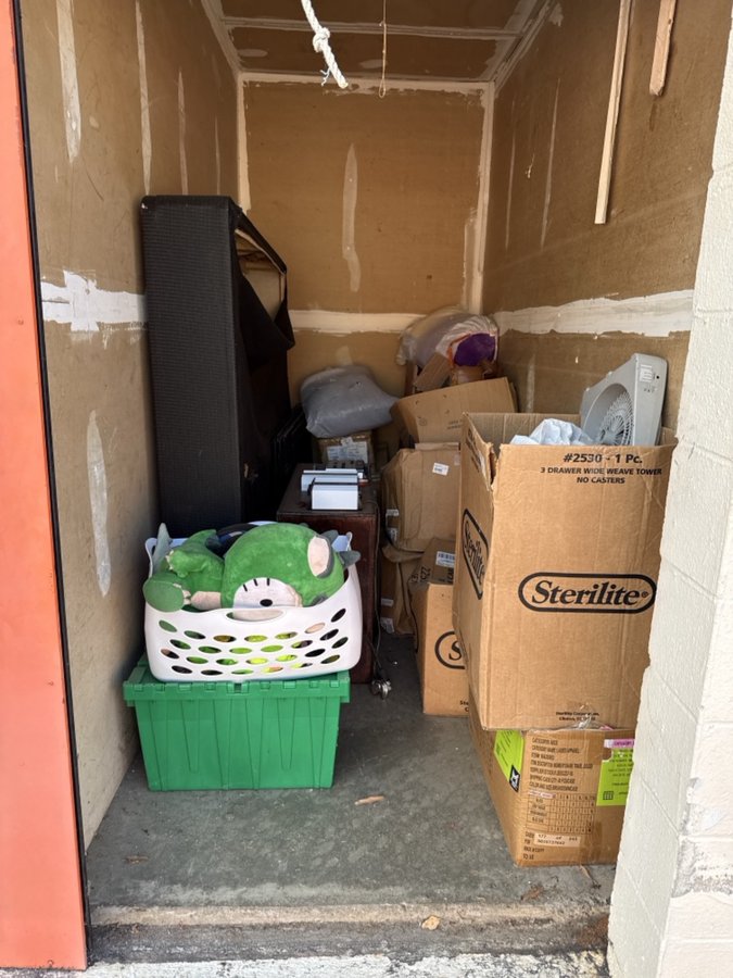 5 x 10 storage unit in Raleigh, NC