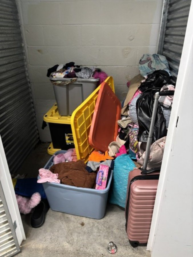 5 x 5 storage unit in Charlotte, NC