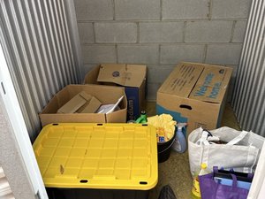 5 x 5 storage unit in Raleigh, NC