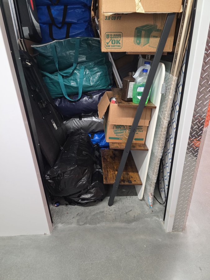 5 x 10 storage unit in Raleigh, NC