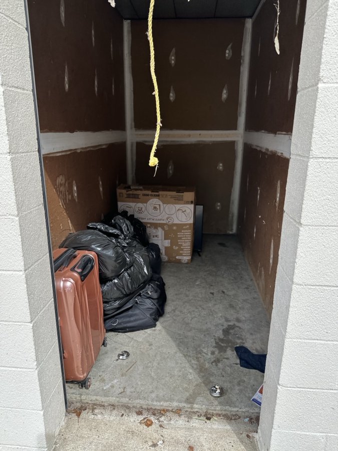 5 x 10 storage unit in Raleigh, NC