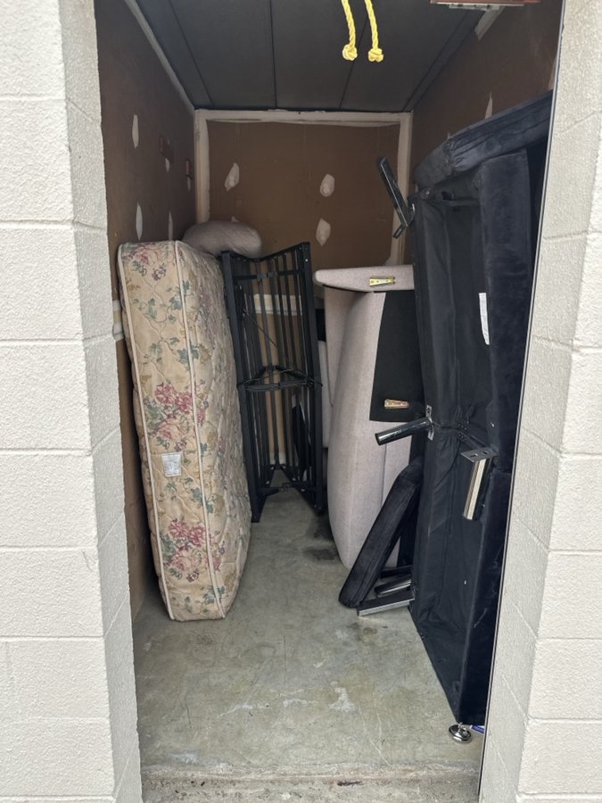 5 x 10 storage unit in Raleigh, NC