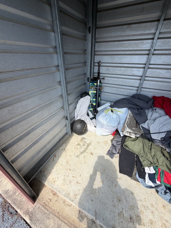 5 x 5 storage unit in Athens, GA