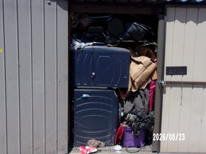 5 x 5 storage unit in Stockton, CA