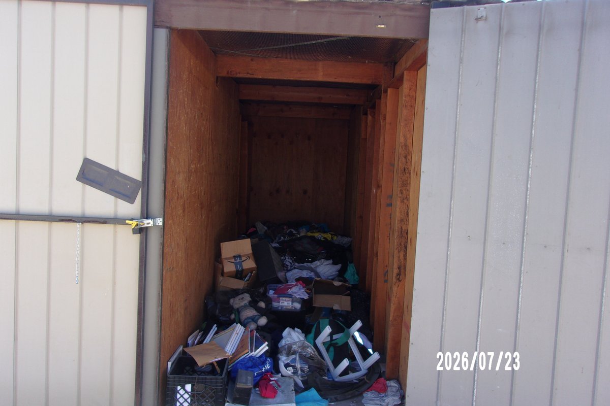 5 x 15 storage unit in Stockton, CA