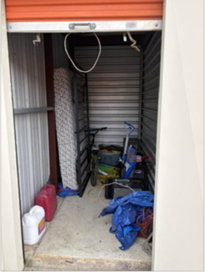 5 x 10 storage unit in Vineland, NJ