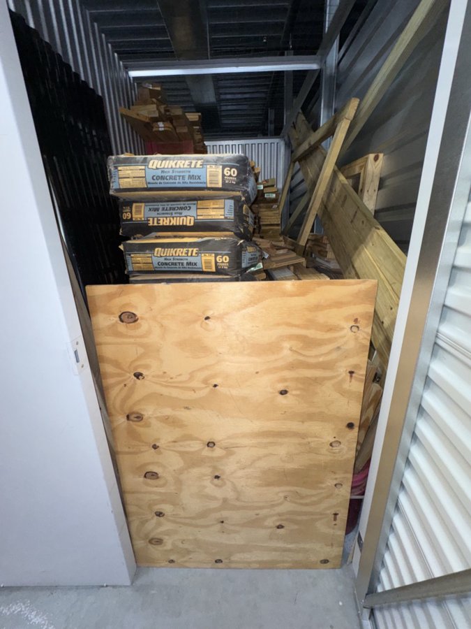 5 x 10 storage unit in Cypress, TX