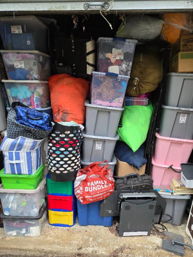 10 x 10 storage unit in Fredericksburg, VA