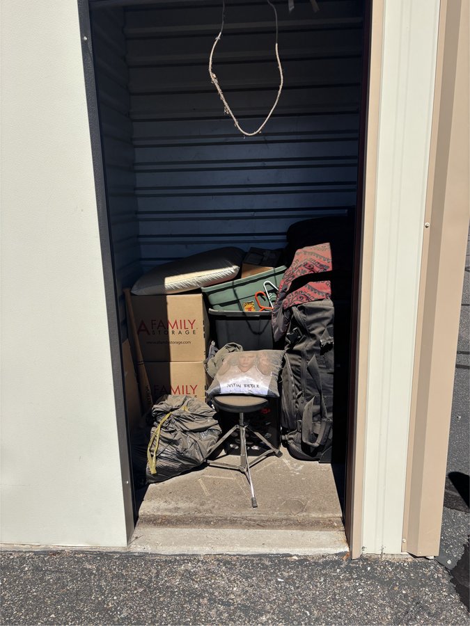 5 x 5 storage unit in Tucson, AZ
