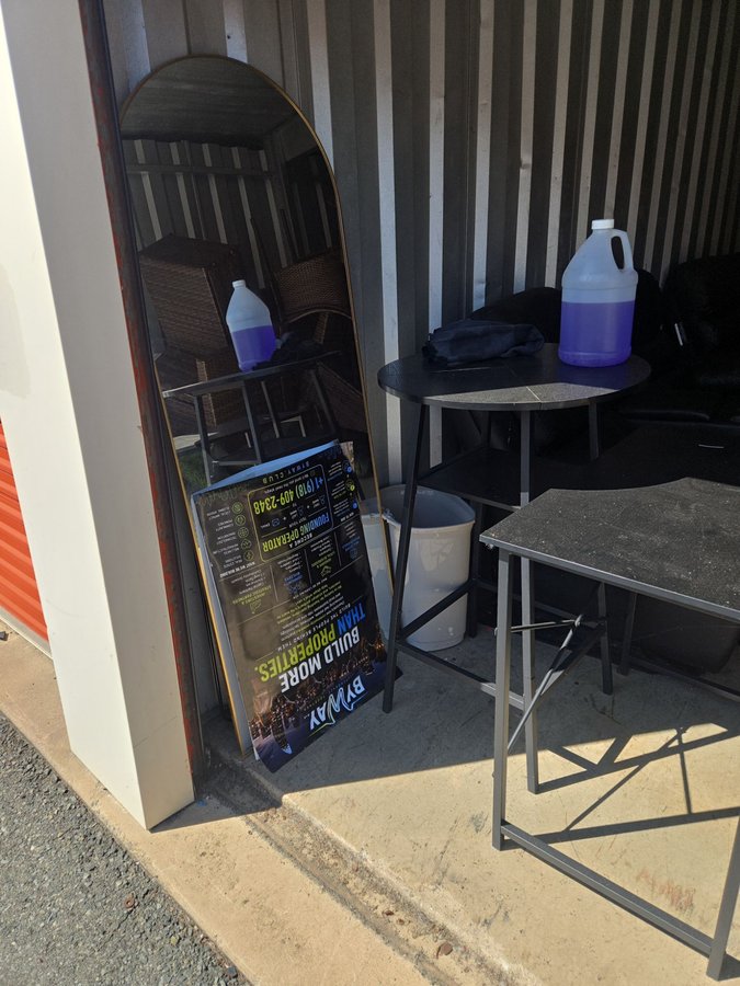 10 x 20 storage unit in Charlotte, NC