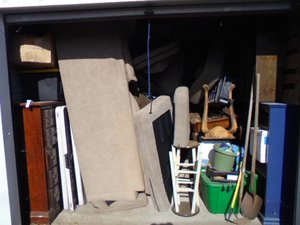 10 x 10 storage unit in Chico, CA