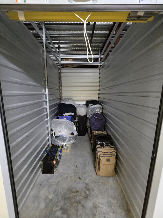 5 x 10 storage unit in Raleigh, NC