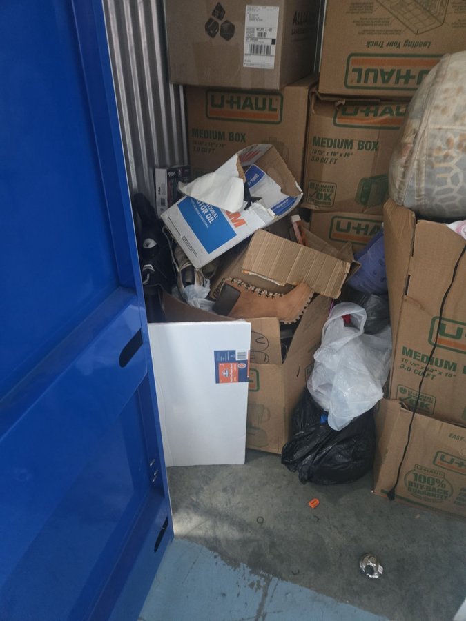 5 x 5 storage unit in Charlotte, NC