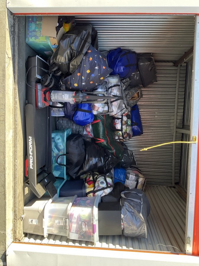 10 x 10 storage unit in Vallejo, CA
