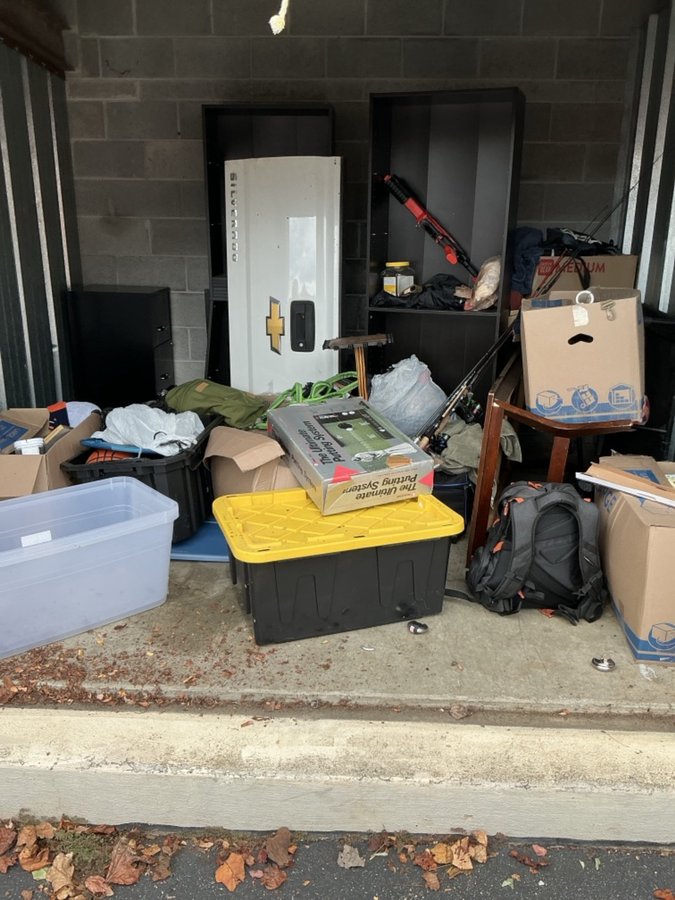 10 x 10 storage unit in Lynchburg, VA