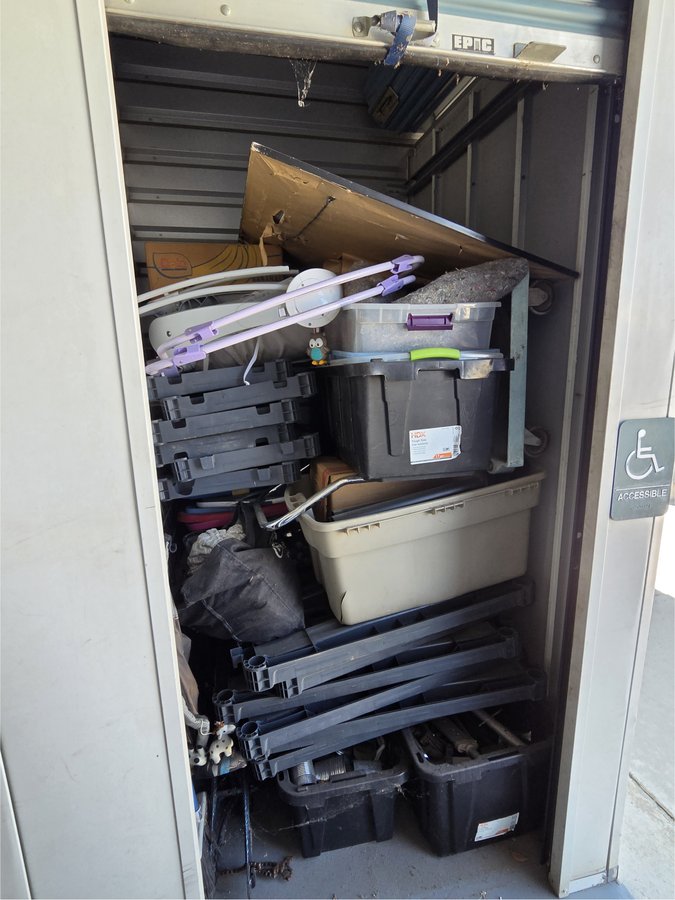 5 x 5 storage unit in Yucaipa, CA