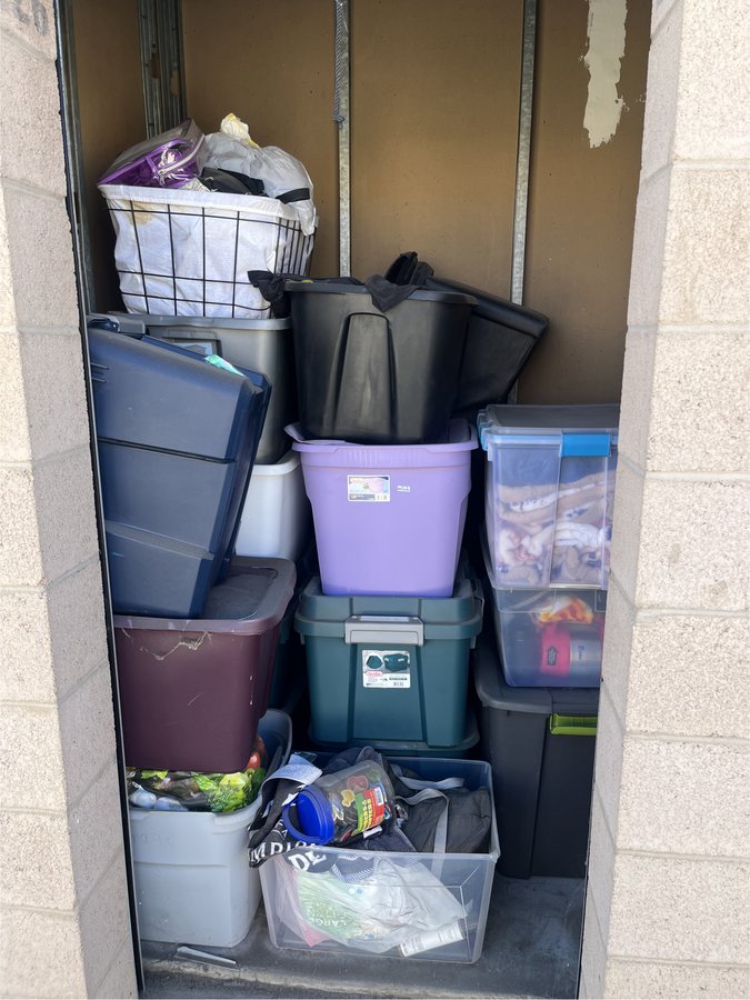 5 x 5 storage unit in Moreno Valley, CA