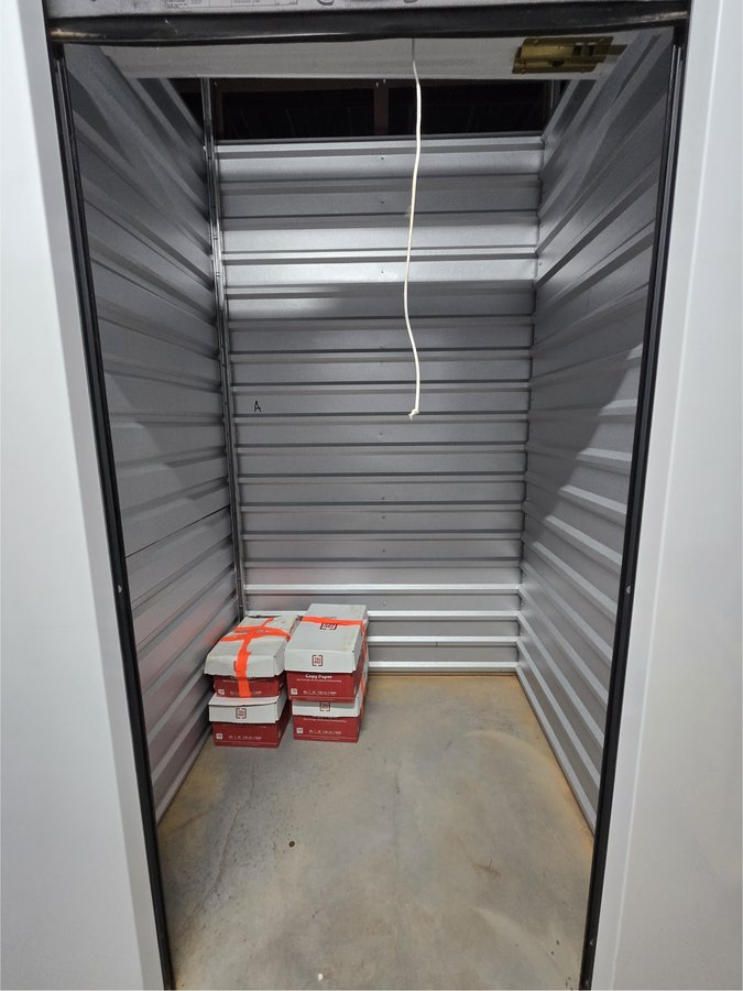5 x 4 storage unit in Chapel Hill, NC